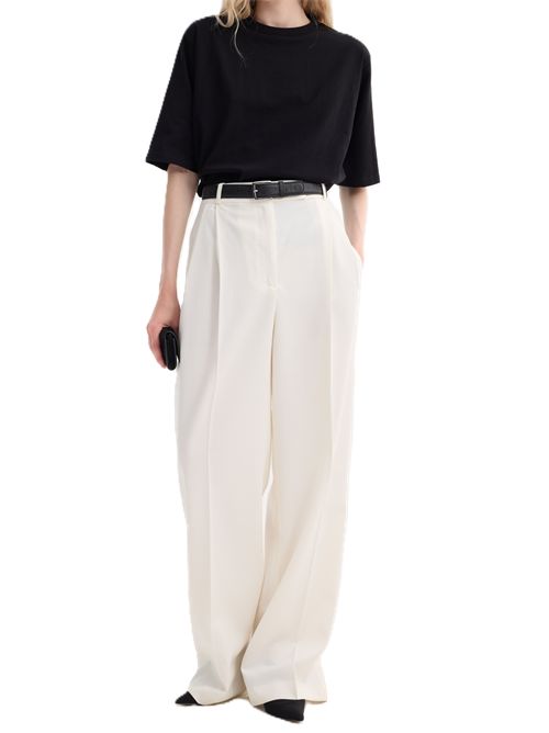 oversized cotton t-shirt | black Róhe | 820-20-096001_308 BLACK